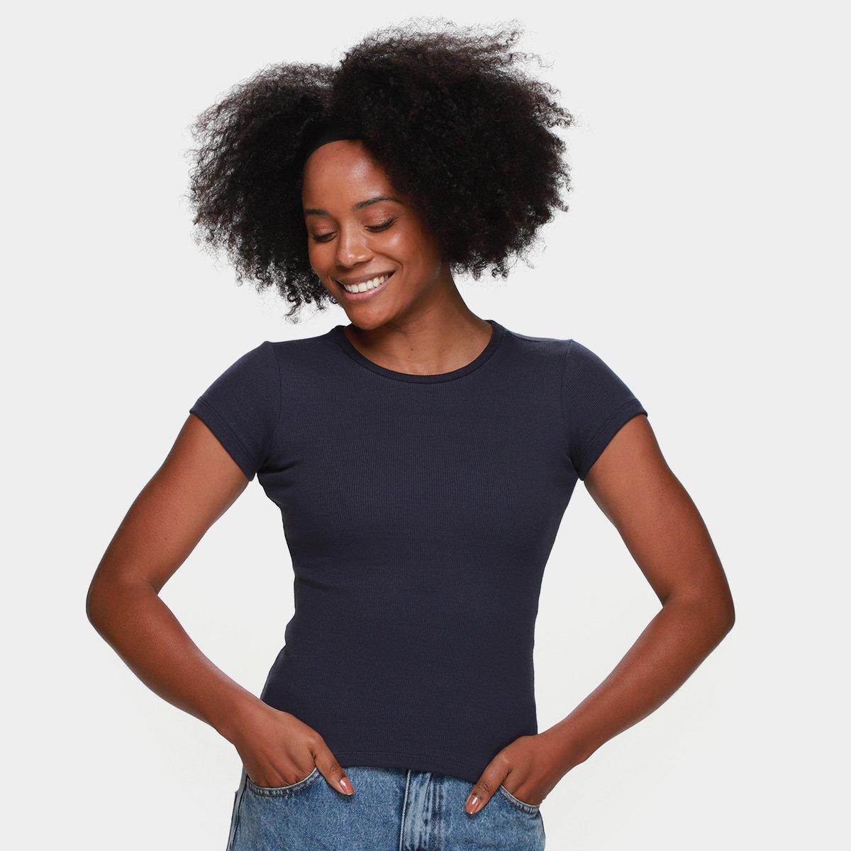 Kit Camiseta Nicoboco Air Casual Feminina - 3 Peças - 3