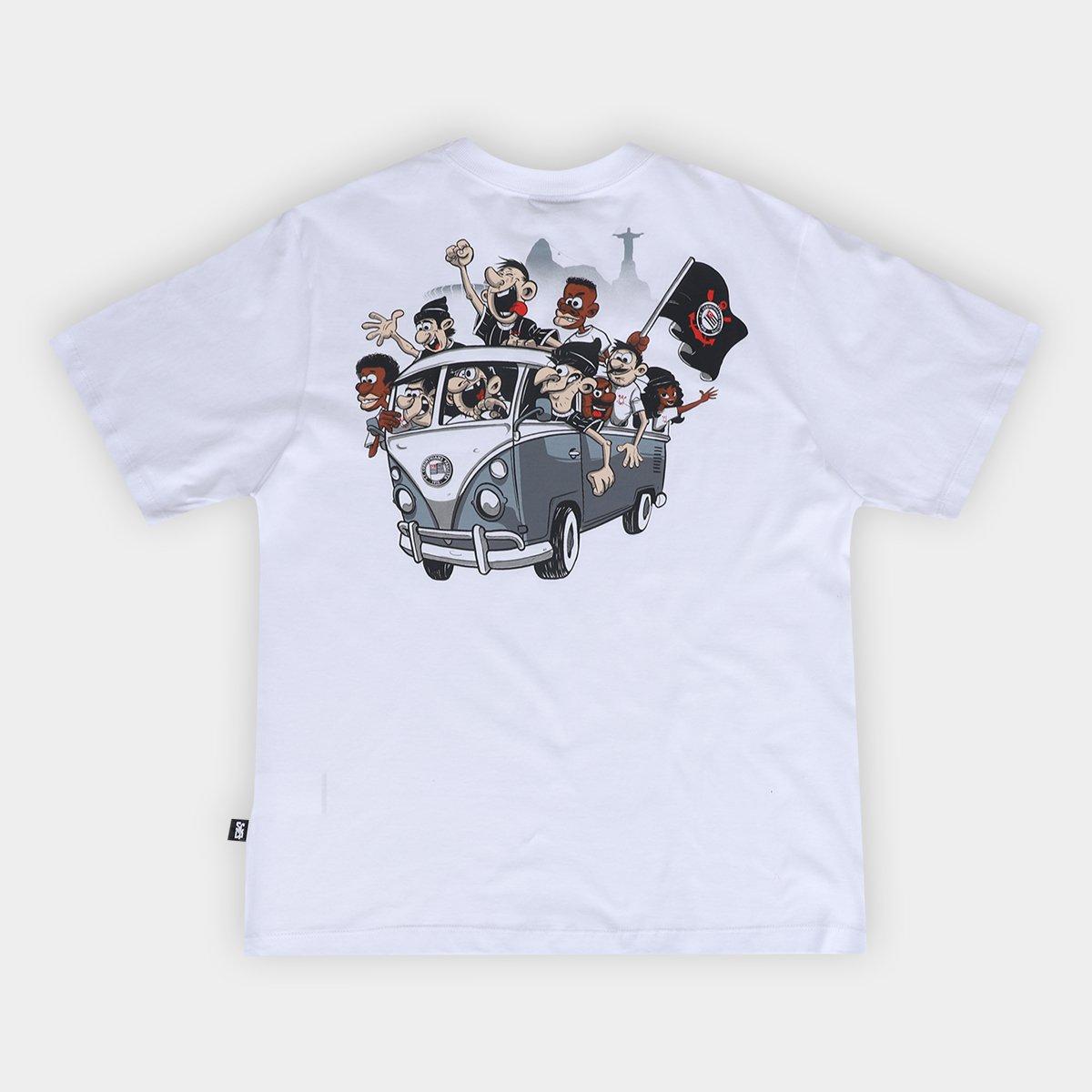 Camiseta Corinthians Plus Size Street Large Masculina - 2
