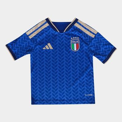 Camisa Seleção Infantil Itália Home 2026 s/n Torcedor Adidas
