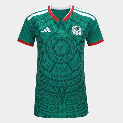 Camisa Seleção México Home Torcedor 2026 s/n Adidas Feminina