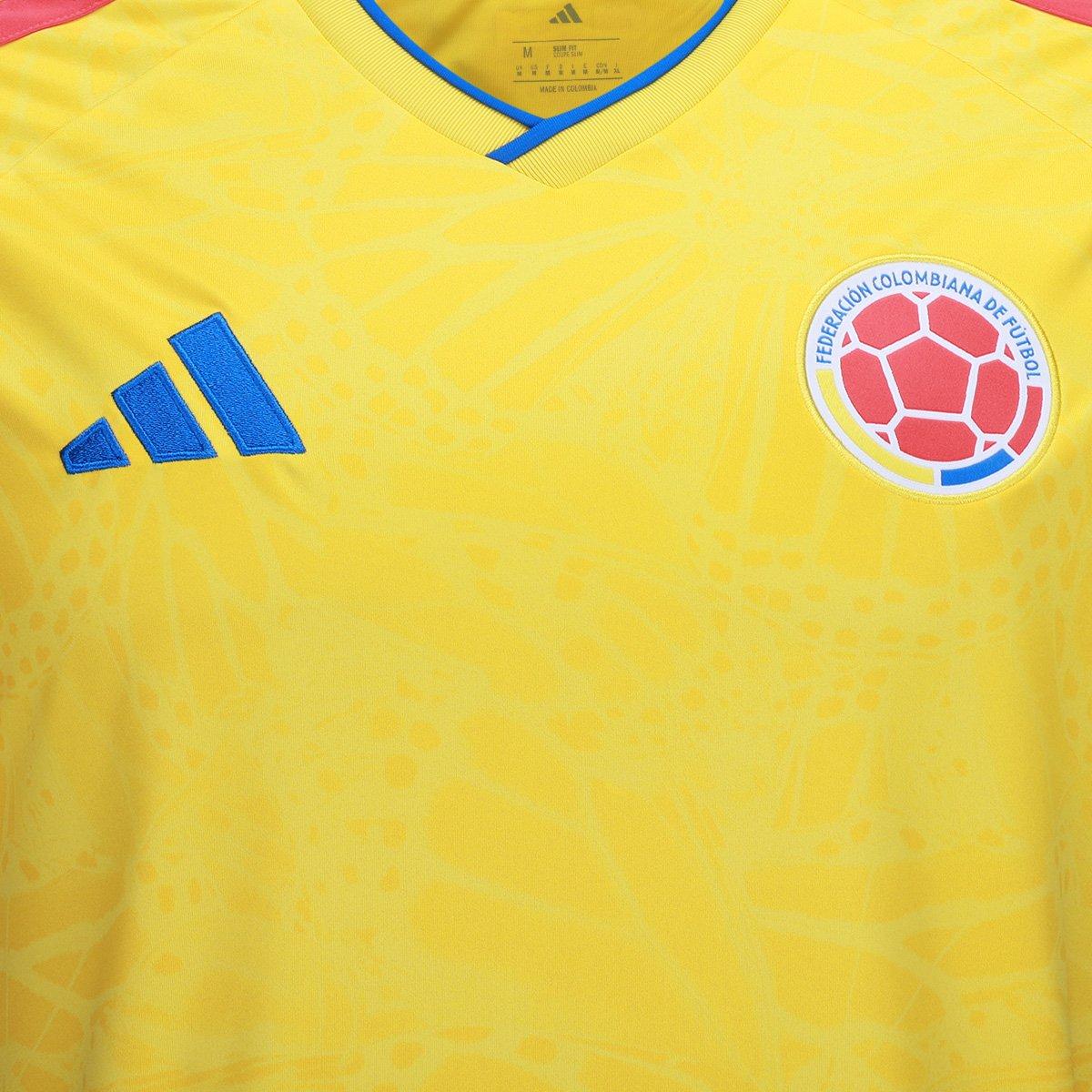 Camisa Seleção Colômbia  Home Torcedor 2026 s/n Adidas Masculina - 3