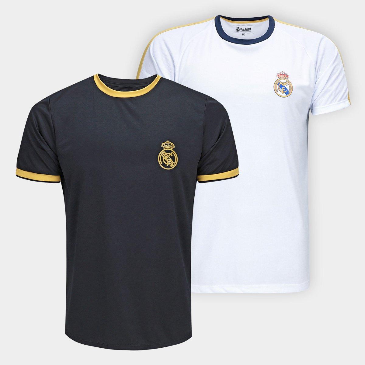 Kit Camisa Real Madrid + Camisa Real Madrid Dry Masculina - 1