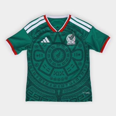 Camisa Seleção Infantil México Home 2026 s/n Torcedor Adidas