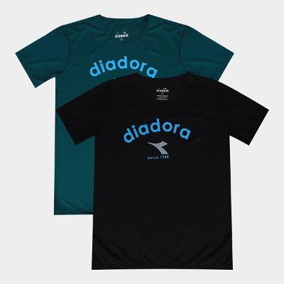 Kit Camiseta Diadora Com 2 Peças Masculina