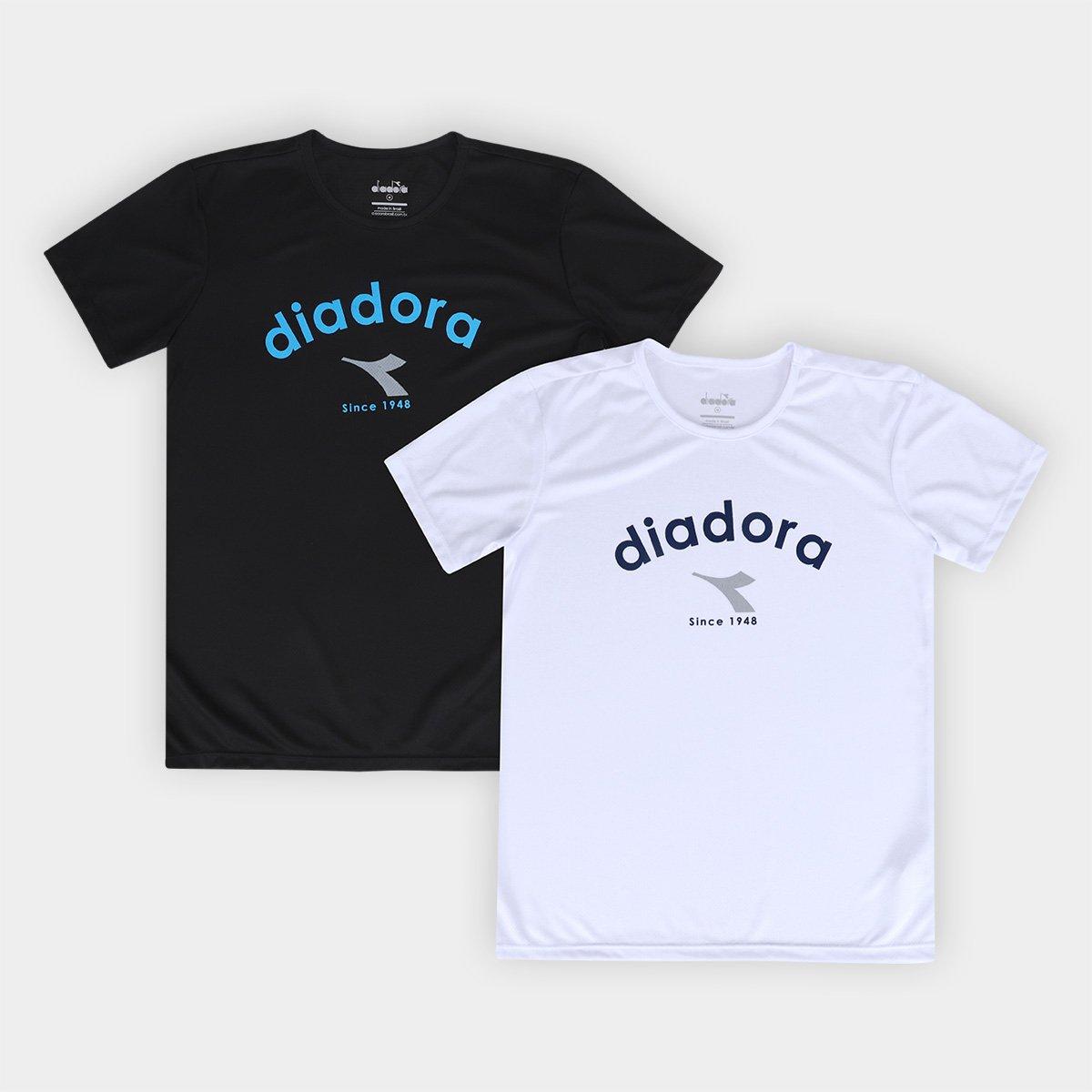 Kit Camiseta Diadora Com 2 Peças Masculina - 1