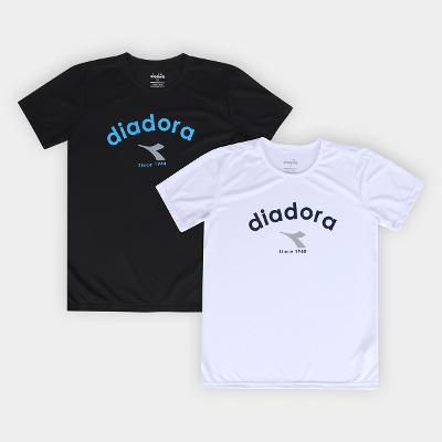 Kit Camiseta Diadora Com 2 Peças Masculina