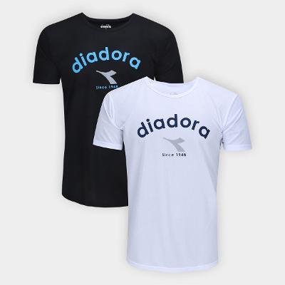 Kit Camiseta Diadora Com 2 Peças Masculina