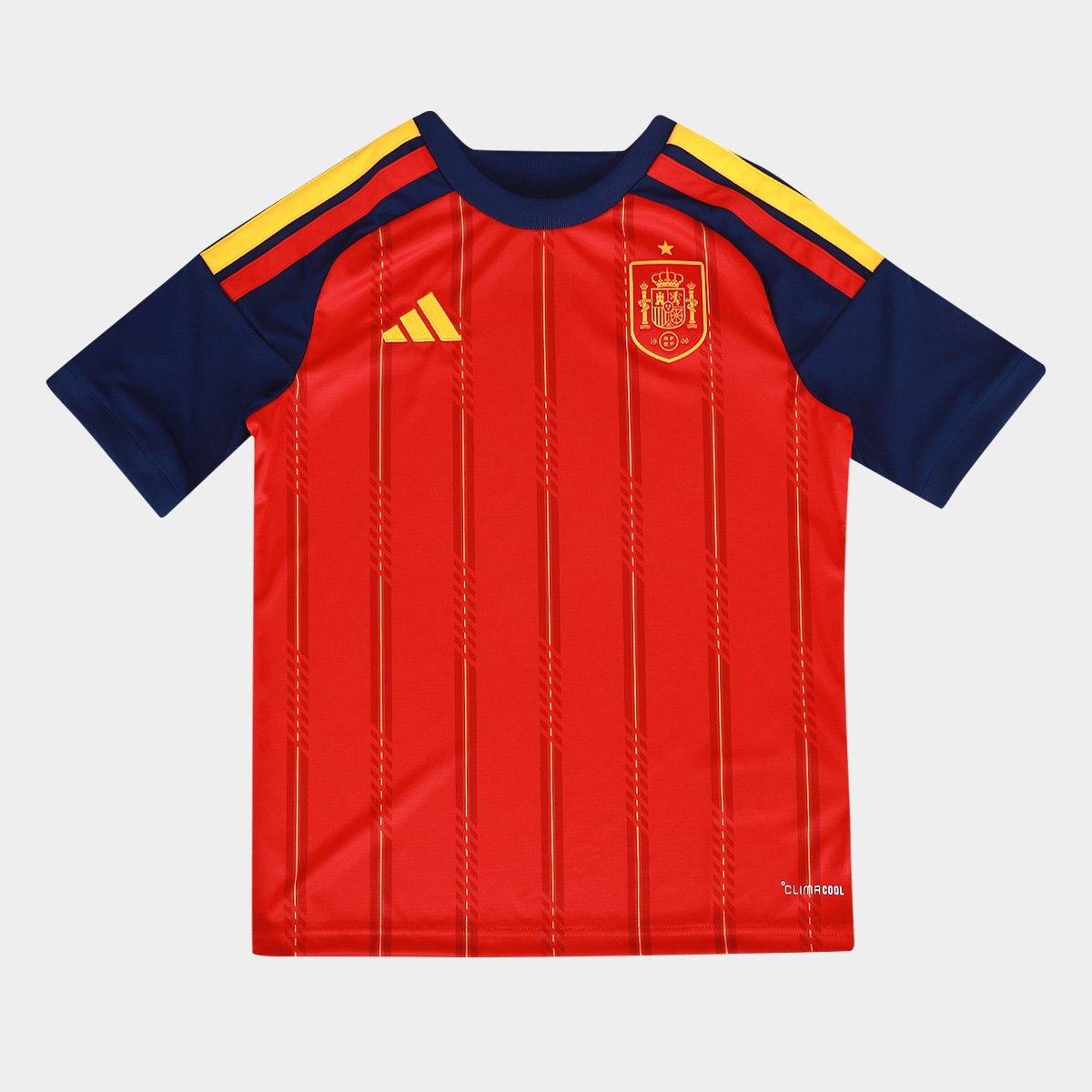 Camisa Seleção Infantil Espanha Home 2026 s/n Torcedor Adidas - 1
