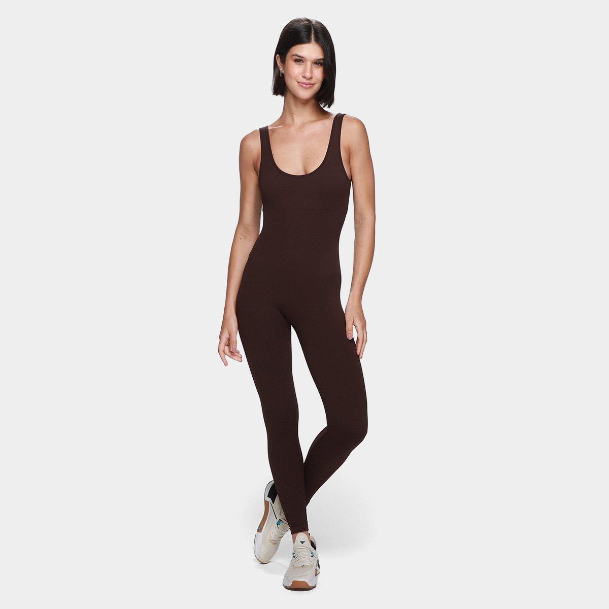 Macacão Rowa Canelado Iara Feminina - 1