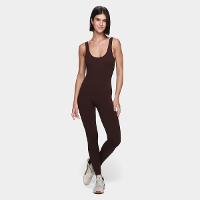 Macacão Rowa Canelado Iara Feminina - 1