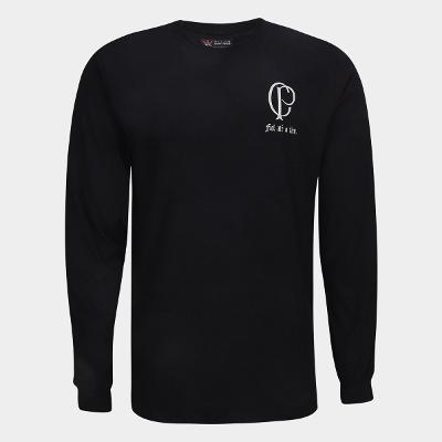 Camiseta Manga Longa Corinthians Masculina