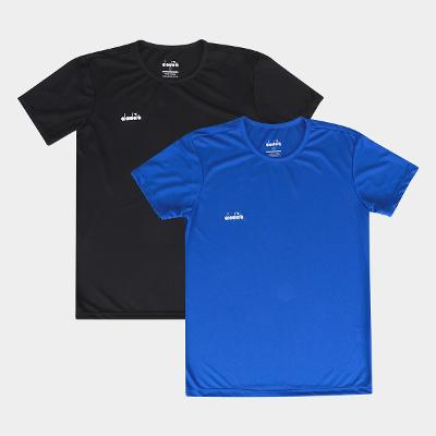 Kit Camiseta Diadora Com 2 Peças Masculina
