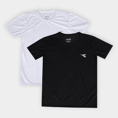 Kit Camiseta Diadora Com 2 Peças Masculina