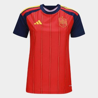 Camisa Seleção Espanha Home Torcedor 2026 s/n Adidas Feminina