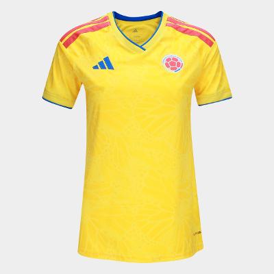 Camisa Seleção Colômbia Home Torcedor 2026 s/n Adidas Feminina