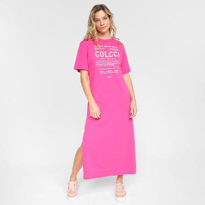 Vestido Colcci Midi Logo
