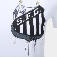 Camiseta Santos Feminina