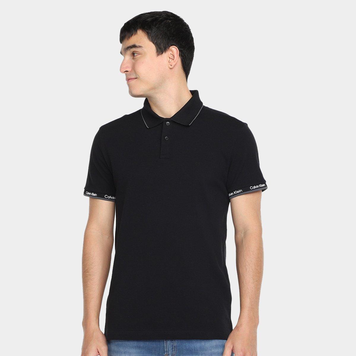 Camisa Polo Calvin Klein Casual Masculina - 1