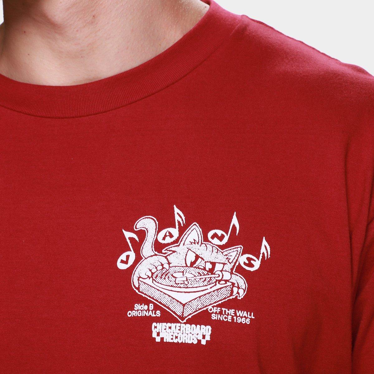 Camiseta Vans Scratched Records Masculina - 3