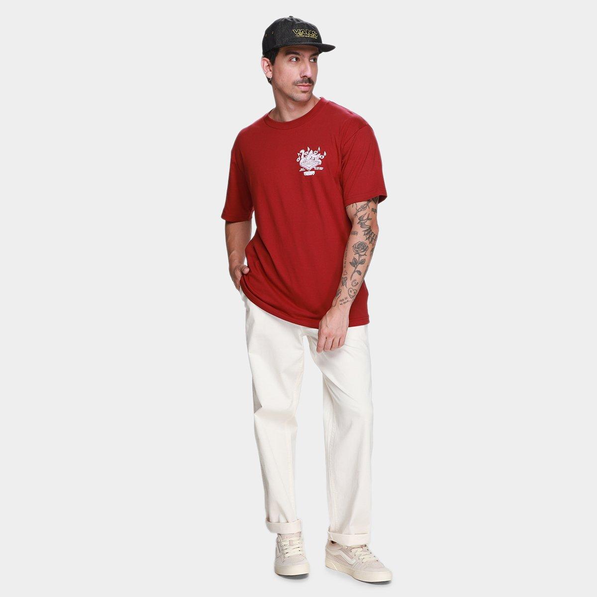 Camiseta Vans Scratched Records Masculina - 4
