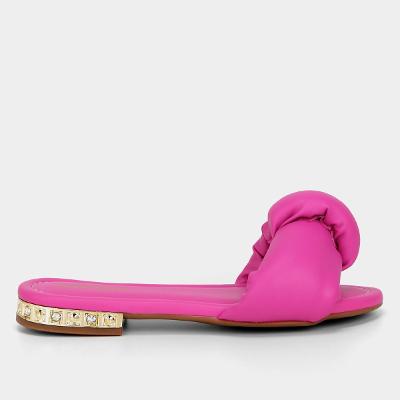 Sandália Infantil Molekinha Nó Strass