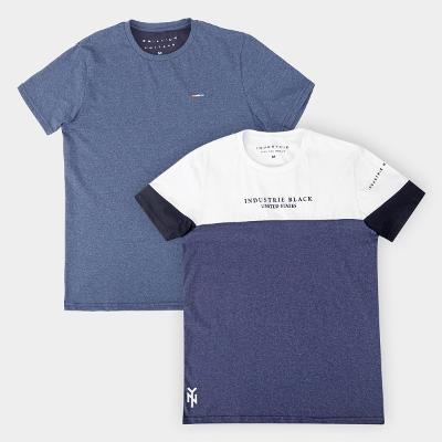 Kit Camiseta Industrie Básica Masculina 2 Peças