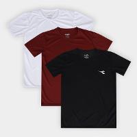 Kit Camiseta Diadora Com 3 Peças Masculina - 1