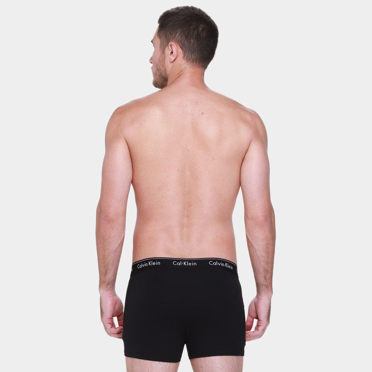 Kit Cueca Calvin Klein Trunk Modern Masculina -  2 Peças - 3