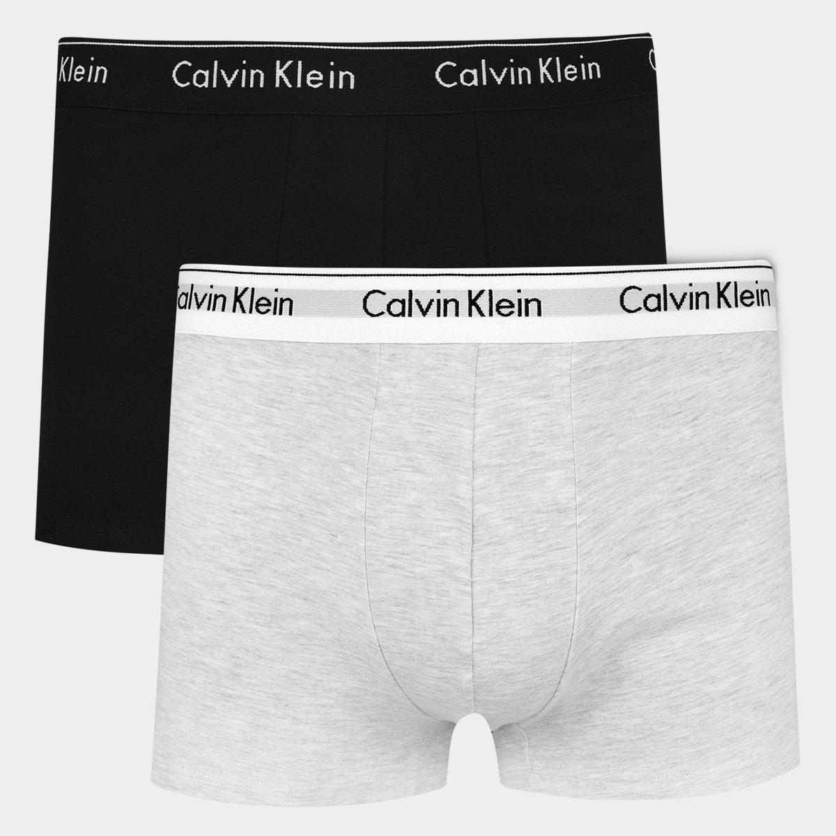 Kit Cueca Calvin Klein Trunk Modern Masculina -  2 Peças - 1