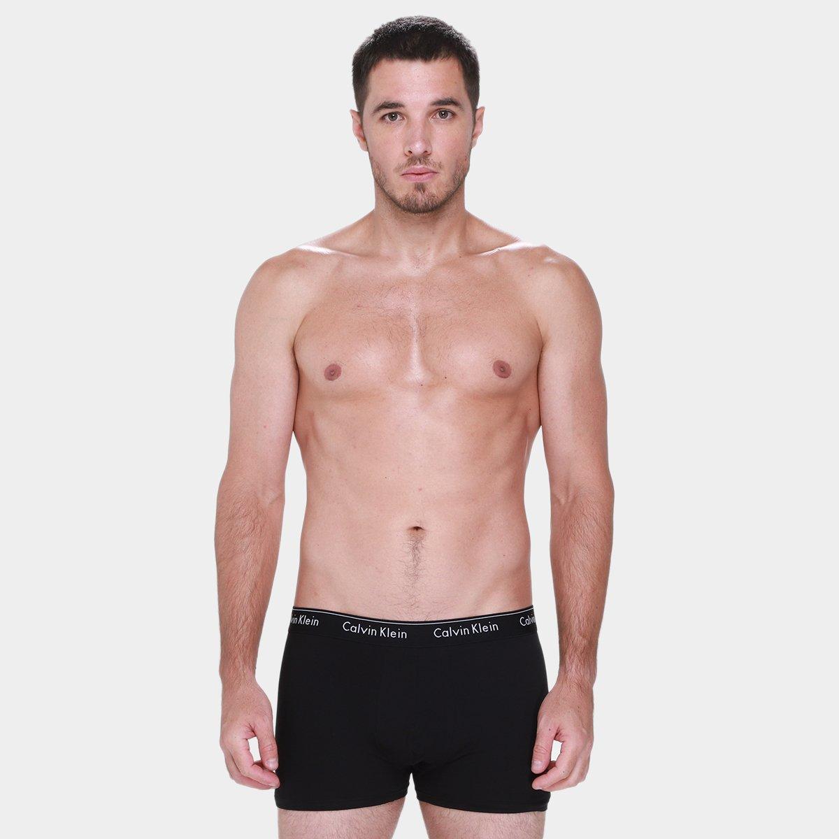 Kit Cueca Calvin Klein Trunk Modern Masculina -  2 Peças - 2