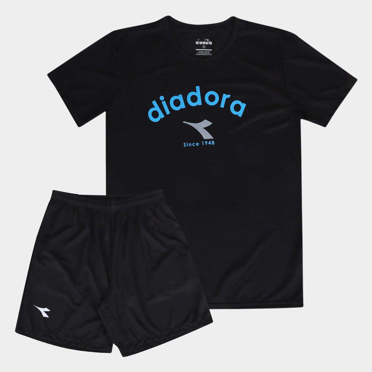 Camiseta+Shorts Diadora Masculino - 1