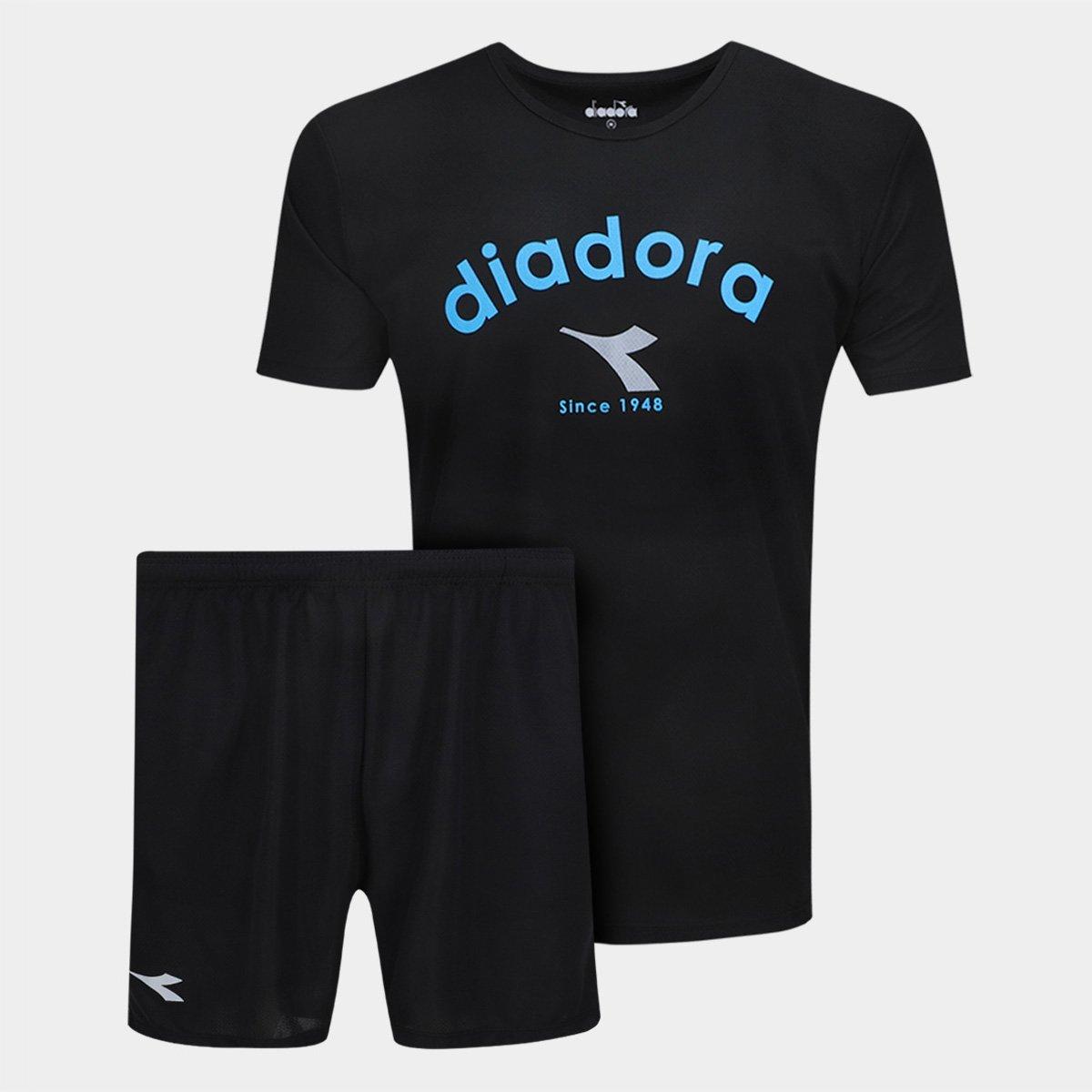 Camiseta+Shorts Diadora Masculino - 1