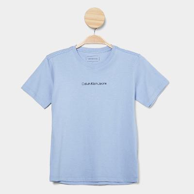 Camiseta Infantil Calvin Klein Casual Menino
