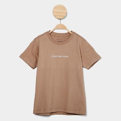 Camiseta Infantil Calvin Klein Casual Menino