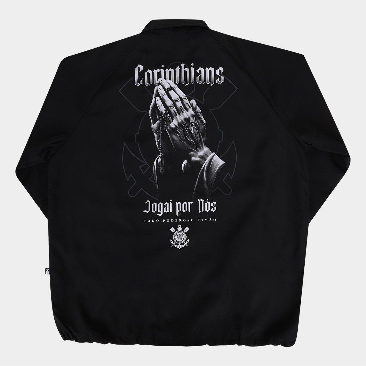 Jaqueta Corinthians Plus Size Coach Masculina - 2