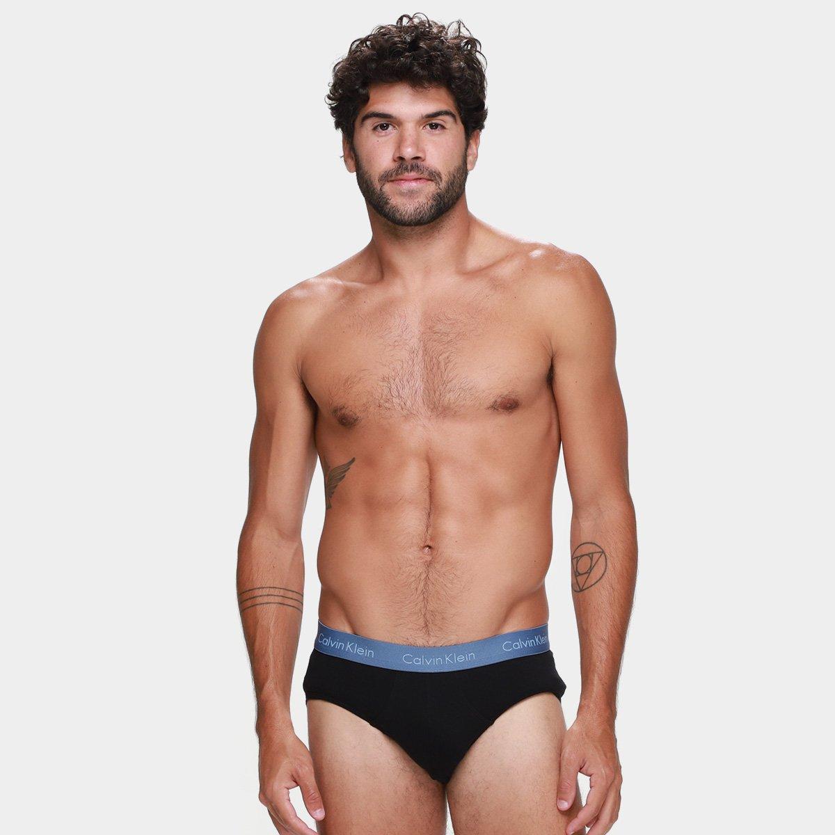 Kit Cueca Slip Calvin Klein Masculina - 3 Peças - 4