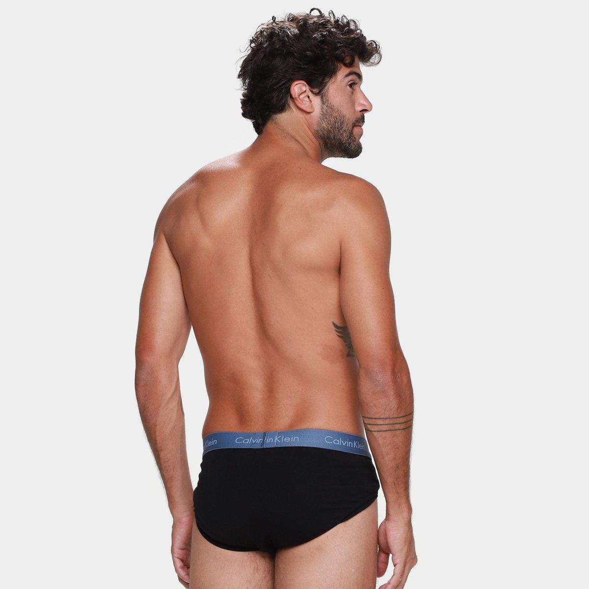Kit Cueca Slip Calvin Klein Masculina - 3 Peças - 5