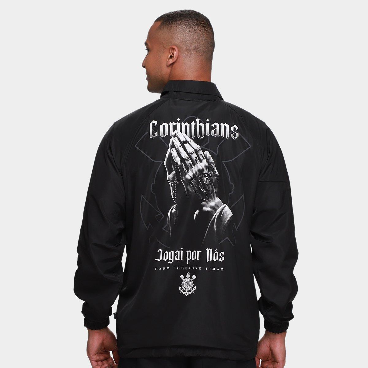 Jaqueta Corinthians Coach Masculina - 2