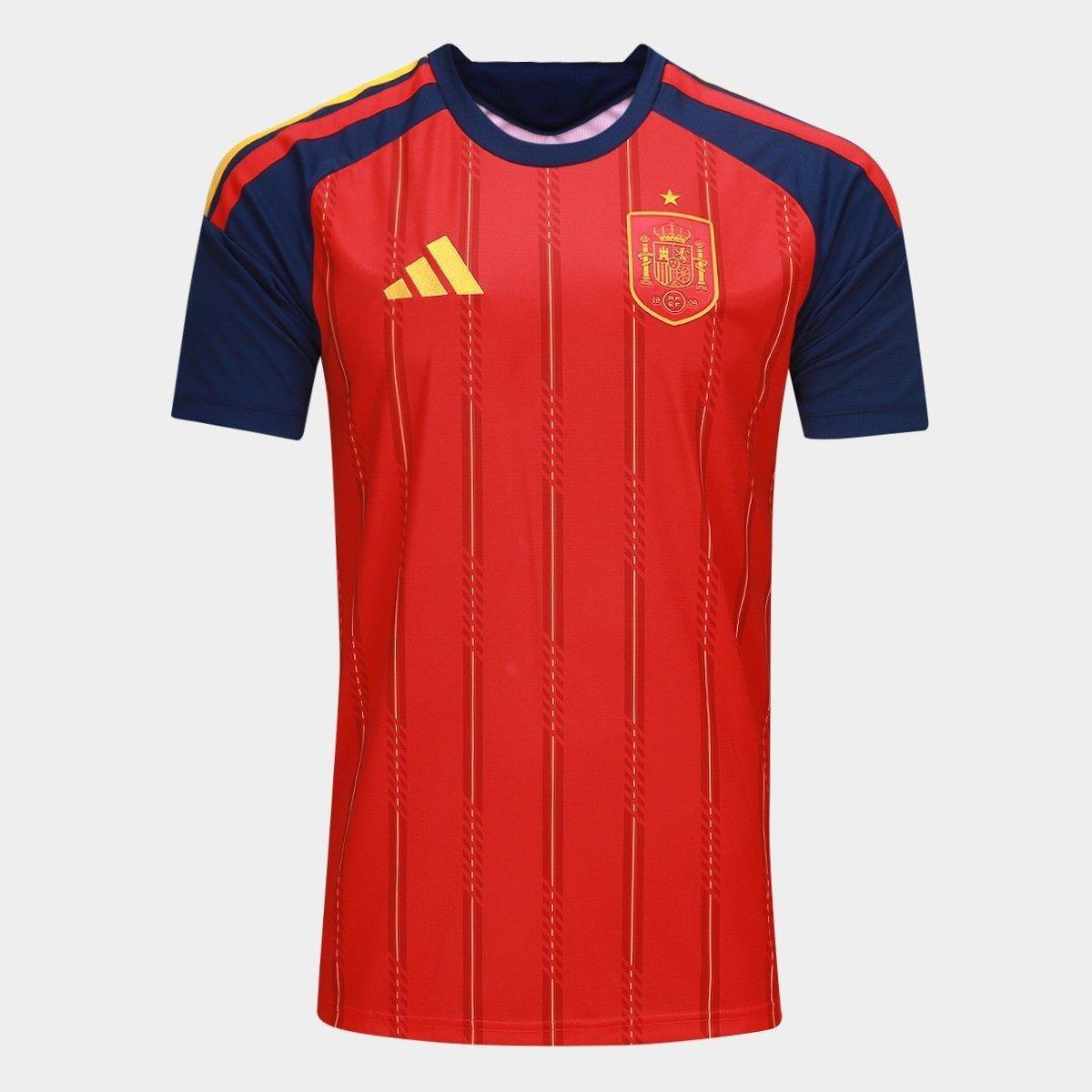 Camisa Seleção Espanha Home Torcedor 2026 s/n Adidas Masculina - 1