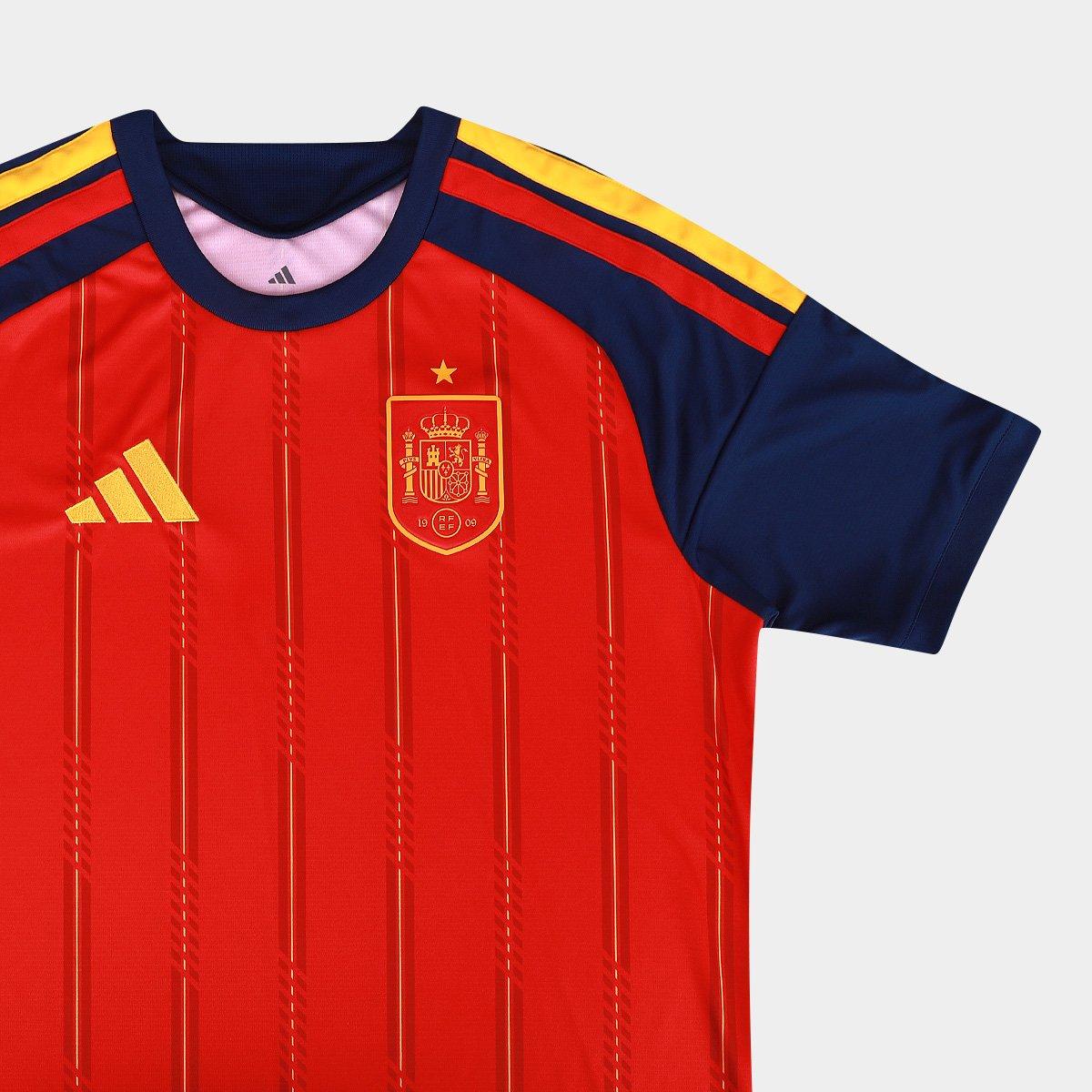 Camisa Seleção Espanha Home Torcedor 2026 s/n Adidas Masculina - 7