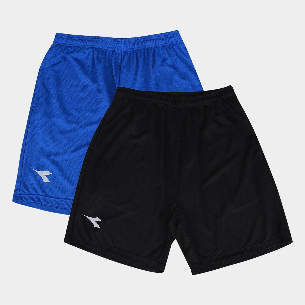 Kit Shorts Diadora Com 2 Peças Masculino - 1