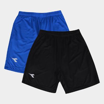 Kit Shorts Diadora Com 2 Peças Masculino