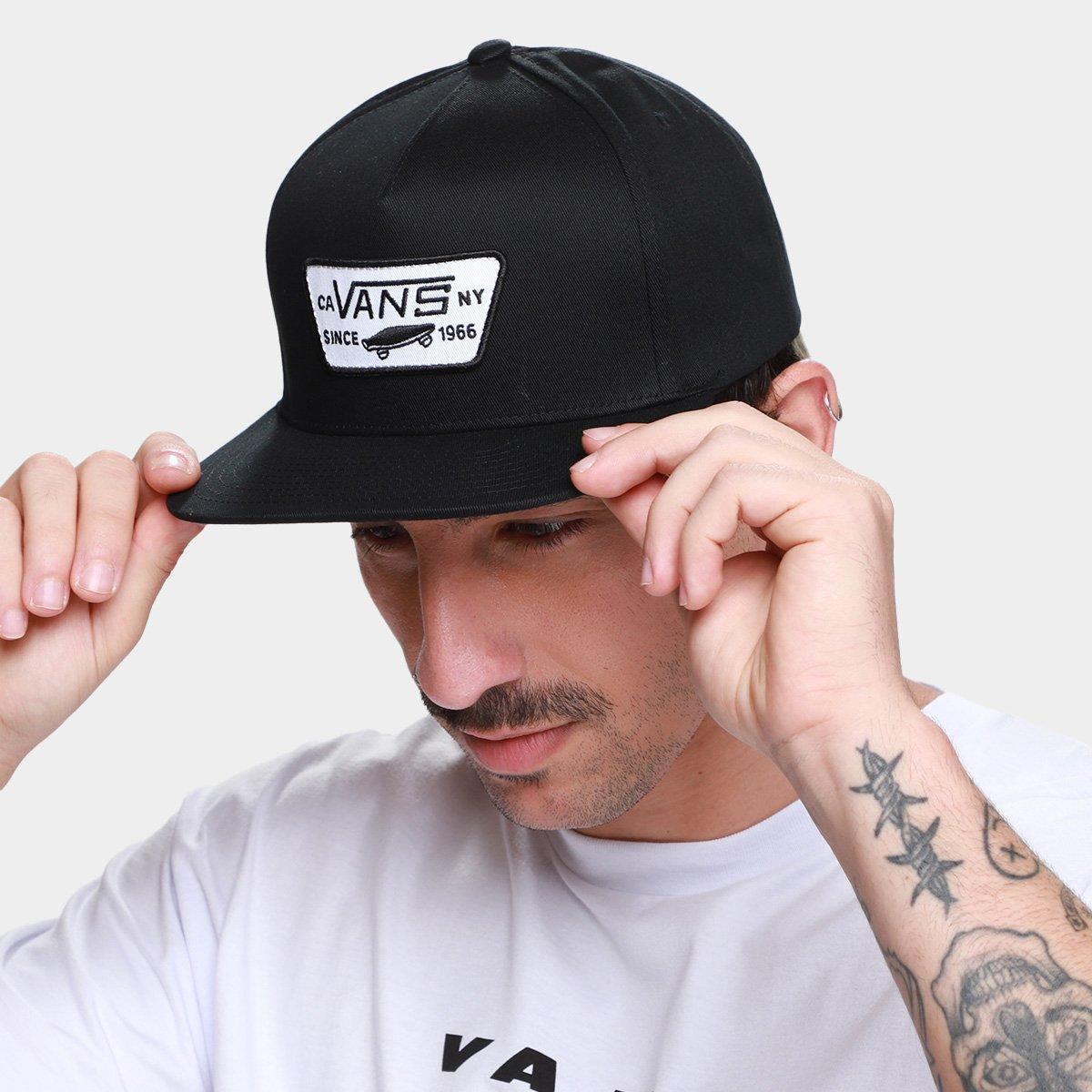 Boné Aba Reta Vans Full Patch Snapback - 2