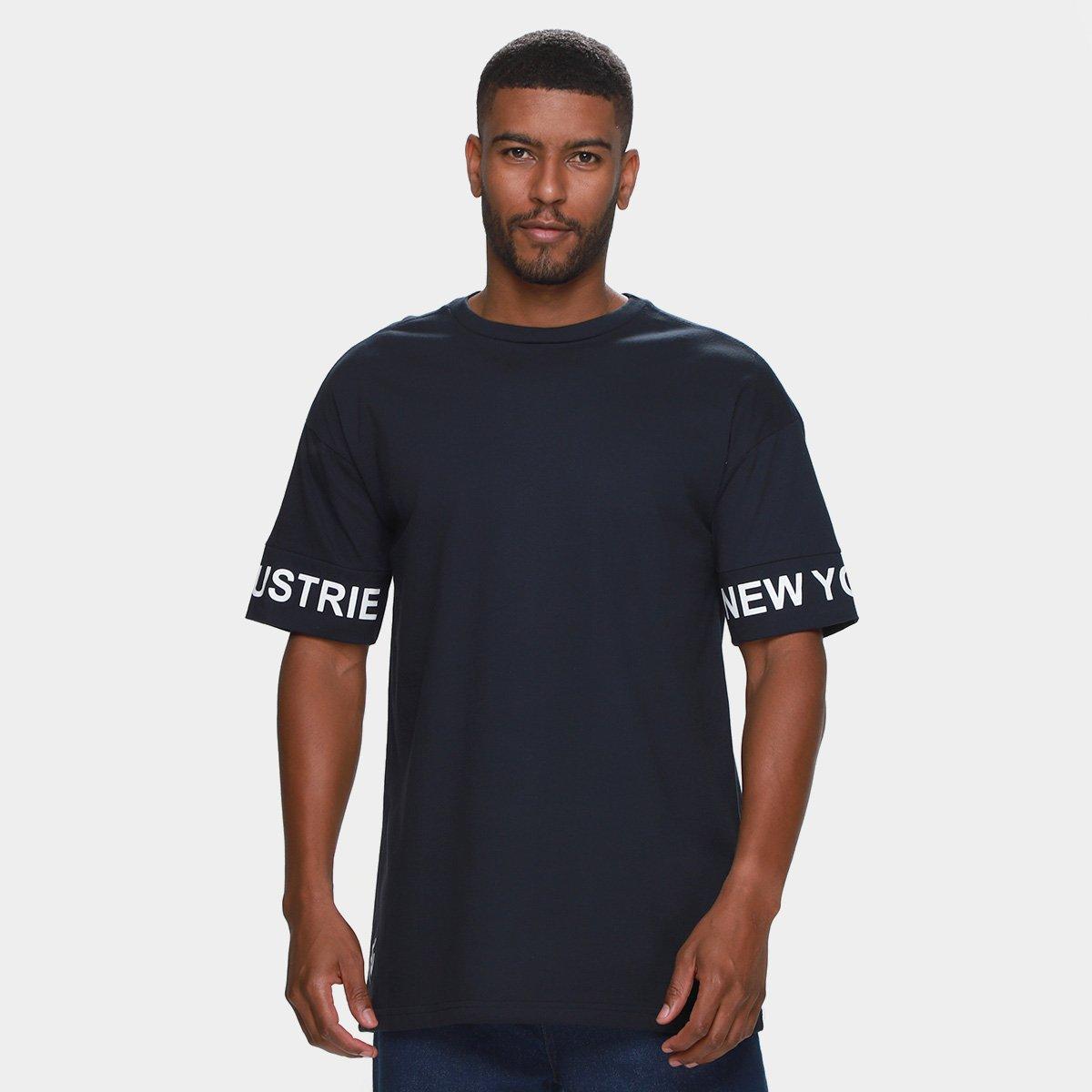 Camiseta Industrie Black Oversized Masculina - 1