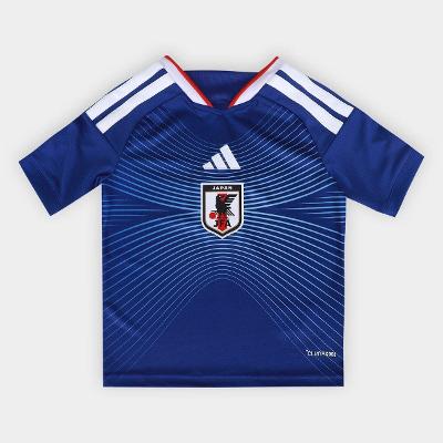 Camisa Seleção Infantil Japão Home 2026 s/n Torcedor Adidas