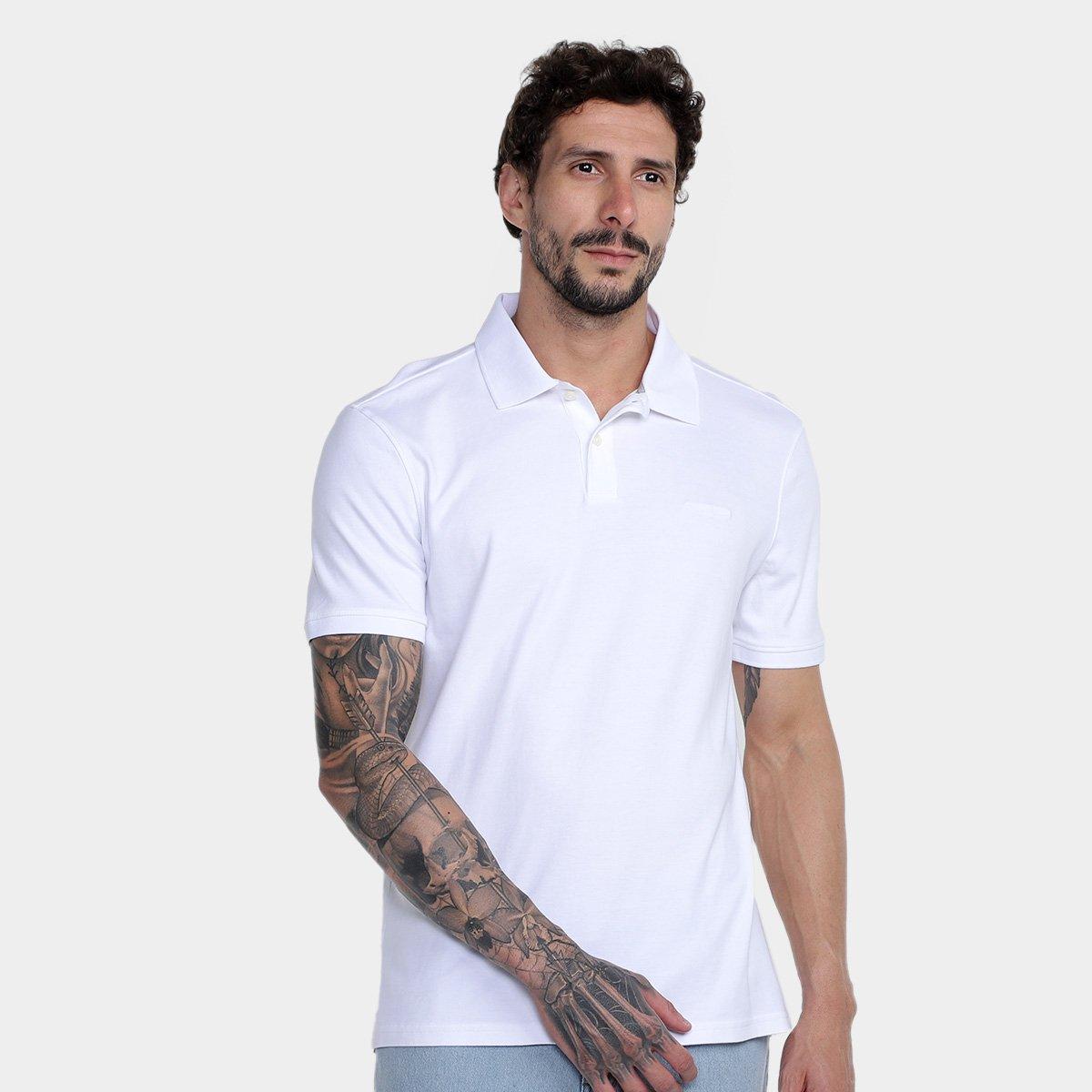 Camisa Polo Calvin Klein Interlock Liquid Touch Masculina - 1