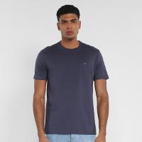 Camiseta Calvin Klein Básica Meia Malha Masculina - 1