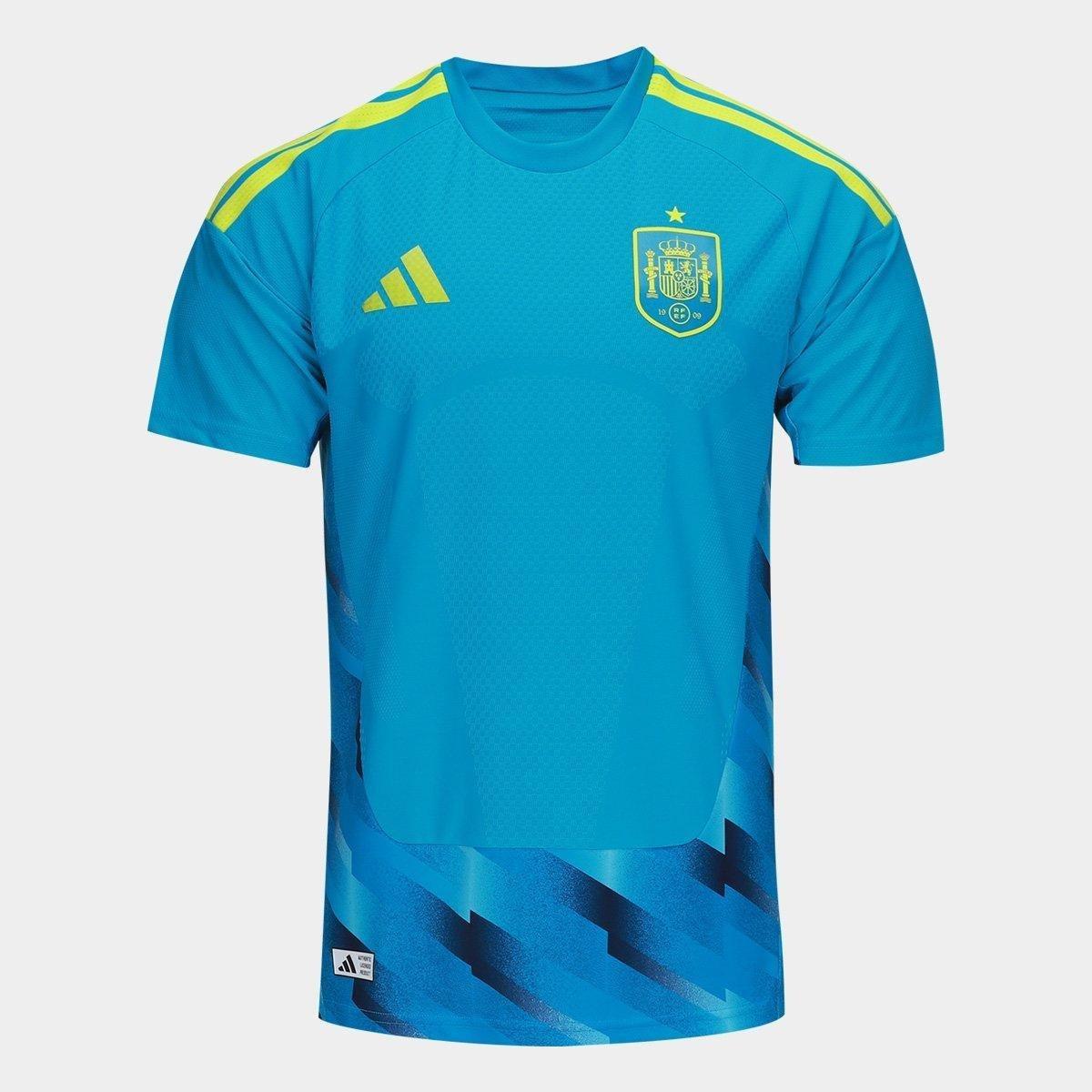 Camisa Seleção Goleiro Espanha Home 2026 Jogador Adidas Masculina - 1