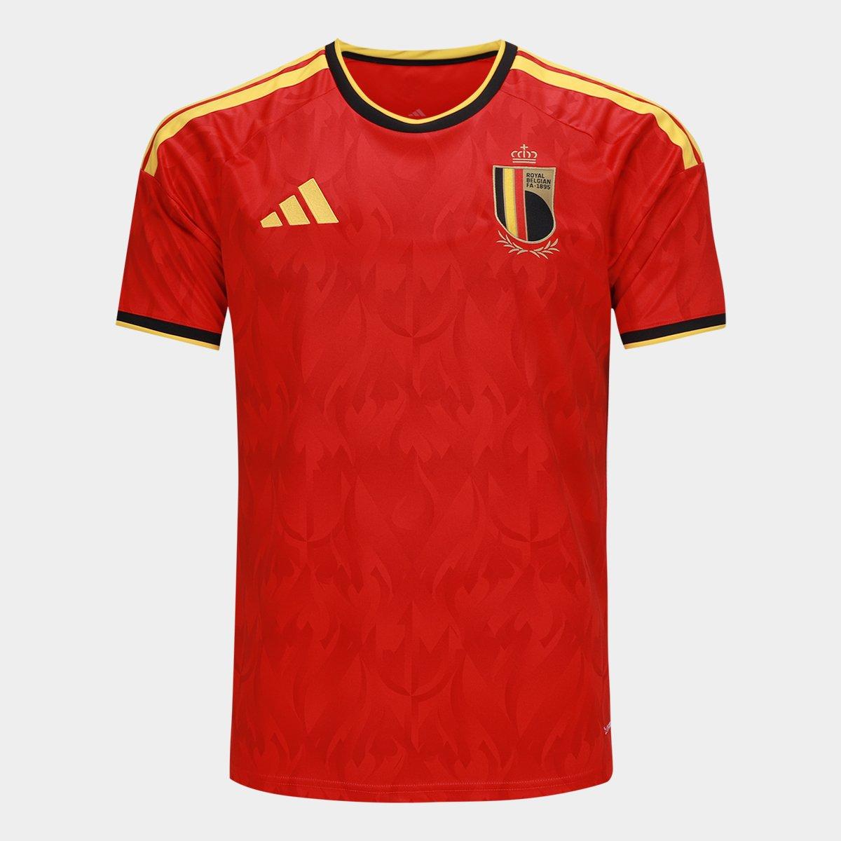 Camisa Seleção Bélgica Home Torcedor 2026 s/n Adidas Masculina - 1