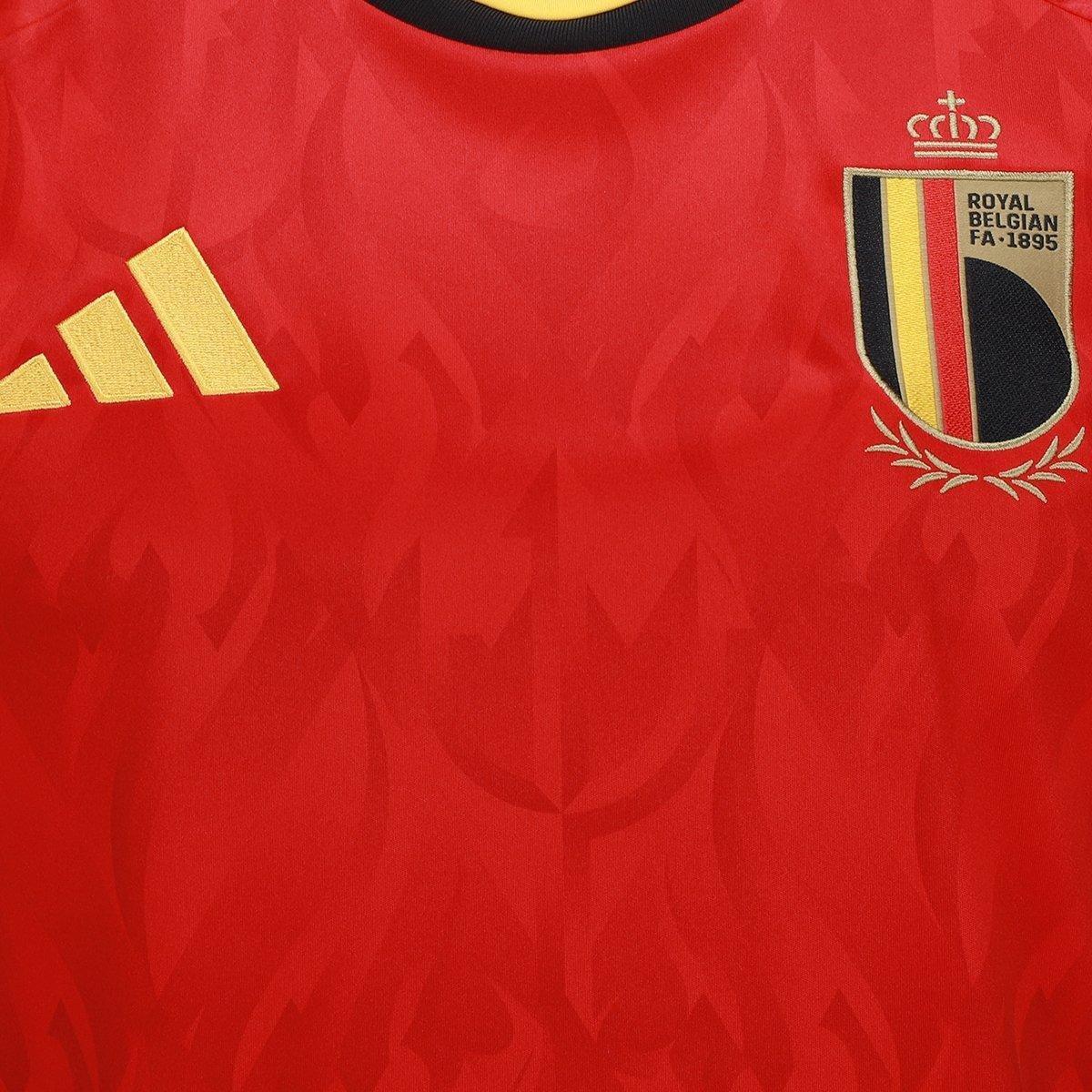 Camisa Seleção Bélgica Home Torcedor 2026 s/n Adidas Masculina - 3